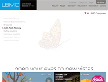 Tablet Screenshot of lbmc.com